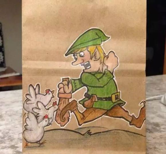 手繪風紙袋設計 手繪風紙袋設計